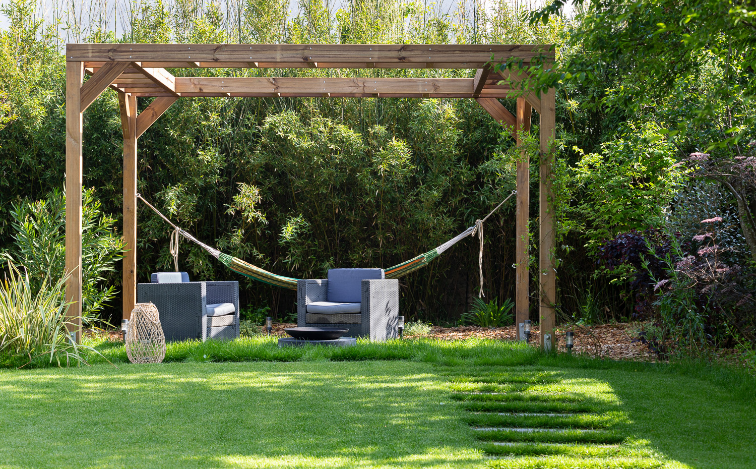 Installation Pergola - Jardin Création